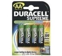 Duracell Pack blister de 4 piles rechargeables Duracell Duralock AA 1,2V - 2400 mAh G