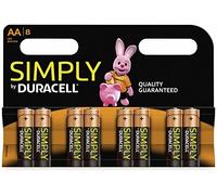 Duracell 8 piles alcaline AA (LR6) Plus Power 1,5V