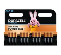 Duracell Pile alcaline AAA / LR3 Optimum - Lot de 12