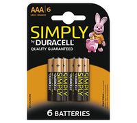 DURACELL Pile Alcaline LR03/AAA 1,5V BL6 Simply