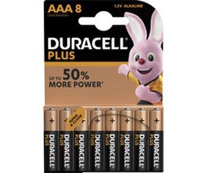 Duracell Pile Alcaline Plus, Mignon AA LR06 1,5V, Extra Life, Batterie