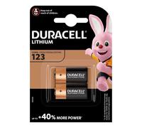 Duracell Batterie Ultra 123 BG2 CR123A Lithium à usage unique