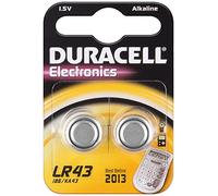 DURACELL Pile bouton Alcaline "Electronics" LR43 blister de 2