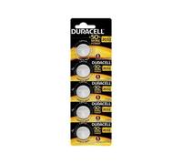 Duracell Piles bouton CR2032 au lithium 3V 220 mAh Pack de 5