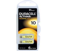 Duracell Pile pour appareil auditif ZA 10 1.45 V 6 pc(s) 90 mAh zinc-air Activair 10
