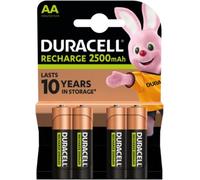 Duracell Batterie rechargeable HR6/AA 2500 mAh 4 pièces