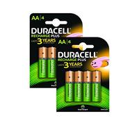 Duracell Pile Rechargeable AA x 8