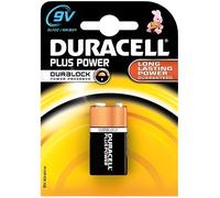 DURACELL Piles Alcalines 9V + Power Duralock LR61