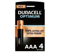 Duracell Piles Alcalines Aa Optimun Lr06 4 Unités
