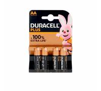 Duracell Piles AA Plus (LR06) 1,5 V – Pack de 4