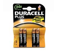 Duracell Piles alcalines AAA LR03 - Lot de 4