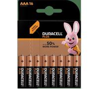 Duracell Pile alcaline Plus Power AAA 1,5 V 16 piles