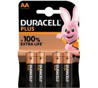 DURACELL Piles Alkaline Plus AA X4