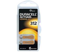 Duracell piles auditives zinc air - 312