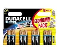 Duracell piles Duralock LR6 AA 8 pièces Noir G