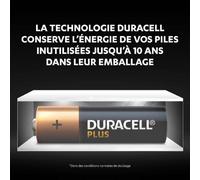 DURACELL Piles Plus 100% AA x12