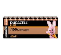 DURACELL Piles Plus 100% AAA x24