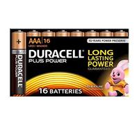 Duracell Piles Plus Aaa Mn2400 Lr03, Le Lot de 16 Piles