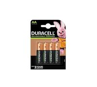 Duracell Piles Rechargeables AA, 1300mAh - 4 Piles