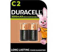 Duracell Piles Rechargeables C, 3000mAh, 2 Piles