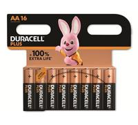 Duracell 16 piles AA (LR6) Plus Power alcaline 1,5V