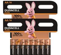 Duracell Plus AA LR6 1,5 V Alkaline 1,5 V 16er-Pack x 2