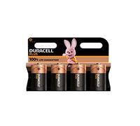 4 x Duracell D Plus (1 blister de 4 batteries) 4 piles (LR20/MN1300 torche/mono)