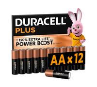 DURACELL Plus - Pack de 12 piles Alcalines AA/LR06 - 1,5V