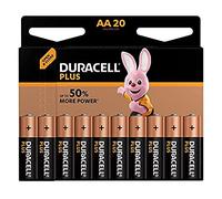 Duracell Plus, lot de 20 piles Type AA