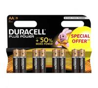 Duracell Plus LR06 Pack de 8 Piles Alcalines AA 1,5V