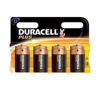 Duracell Plus MN1300 Batterie 4 x D Alcaline
