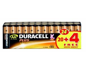 Duracell Plus MN1500 - Batterie 24 x AA Alcaline