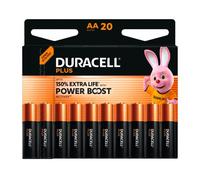 DURACELL Plus - Pack de 20 piles Alcalines AA/LR06 - 1,5V
