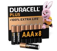 Duracell Plus pilas alcalinas AAA (paquete de 8), 1,5 V, MN2400