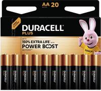 DURACELL Plus - Pack de 20 piles Alcalines AA/LR06 - 1,5V