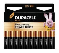 DURACELL Plus - Pack de 20 piles Alcalines AA/LR06 - 1,5V