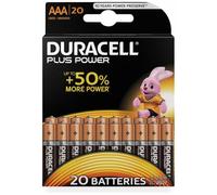 Duracell Plus Power Micro (AAA) Lot de 20 Piles alcalines au manganèse 1,5 V