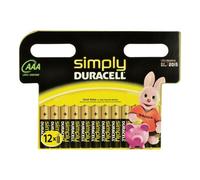 Duracell Simply MN2400B12S - Batterie 12 x AAA - Alcaline