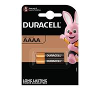 Duracell Ultra AAAA LR61/LR8 - Piles alcalines 1,5 V - Pack de 2 - Noir et or