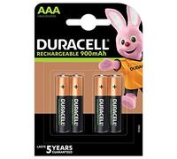 Duracell Ultra Set de 4 Piles Rechargeable Type AAA 900mAh