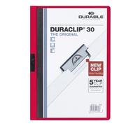 Duraclip - Chemise Duraclip A4 Dos 3cm Rouge