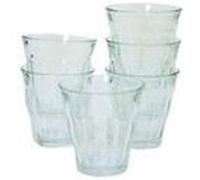 Duralex 1023ab06 boîte de 6 gobelets picardie verre transparent 9 cl Transparent G