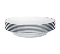 Duralex Assiettes è soupes Lys - Verre trempè/rèsistant è la Chaleur - 230 mm - Lot de 12