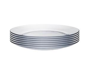 Duralex Assiettes Plates Lys - Verre trempè/rèsistant è la Chaleur - 235 mm - Lot de 12