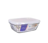 Duralex Boîte à Lunch rectangulaire avec Couvercle, Multicolore, Standard