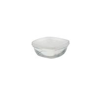 Duralex Bol superposable carré avec Couvercle Opaque Transparent 11 cm