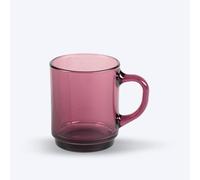 Versailles - Mug en verre Prune 26 cl (Lot de 6)
