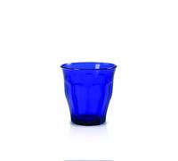 Duralex Lot de 6 verres empilables en verre trempé 25 cl, lot de verres de cuisine résistants pour eau, jus et sodas, usage quotidien, couleurs assorties, collection Picardie