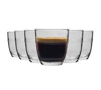 Duralex Lot de 6 verres Gigogne 90 ml, sans repère de remplissage
