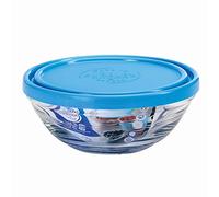 Duralex - Saladier Rond 14cm avec couvercle Bleu Lys